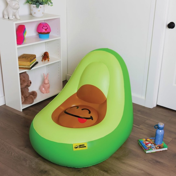 New~ Good Banana Avocado Comfy Chairs Inflatable Seating For Kids - Picture 8 of 9